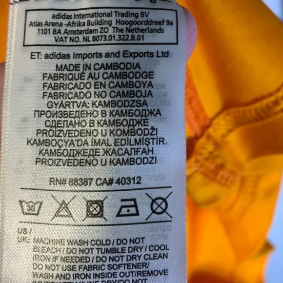 Adidas Blau Weiss Gottschee Soccer Jersey Mens Size L Orange Queens NYC New York - Picture 7 of 8